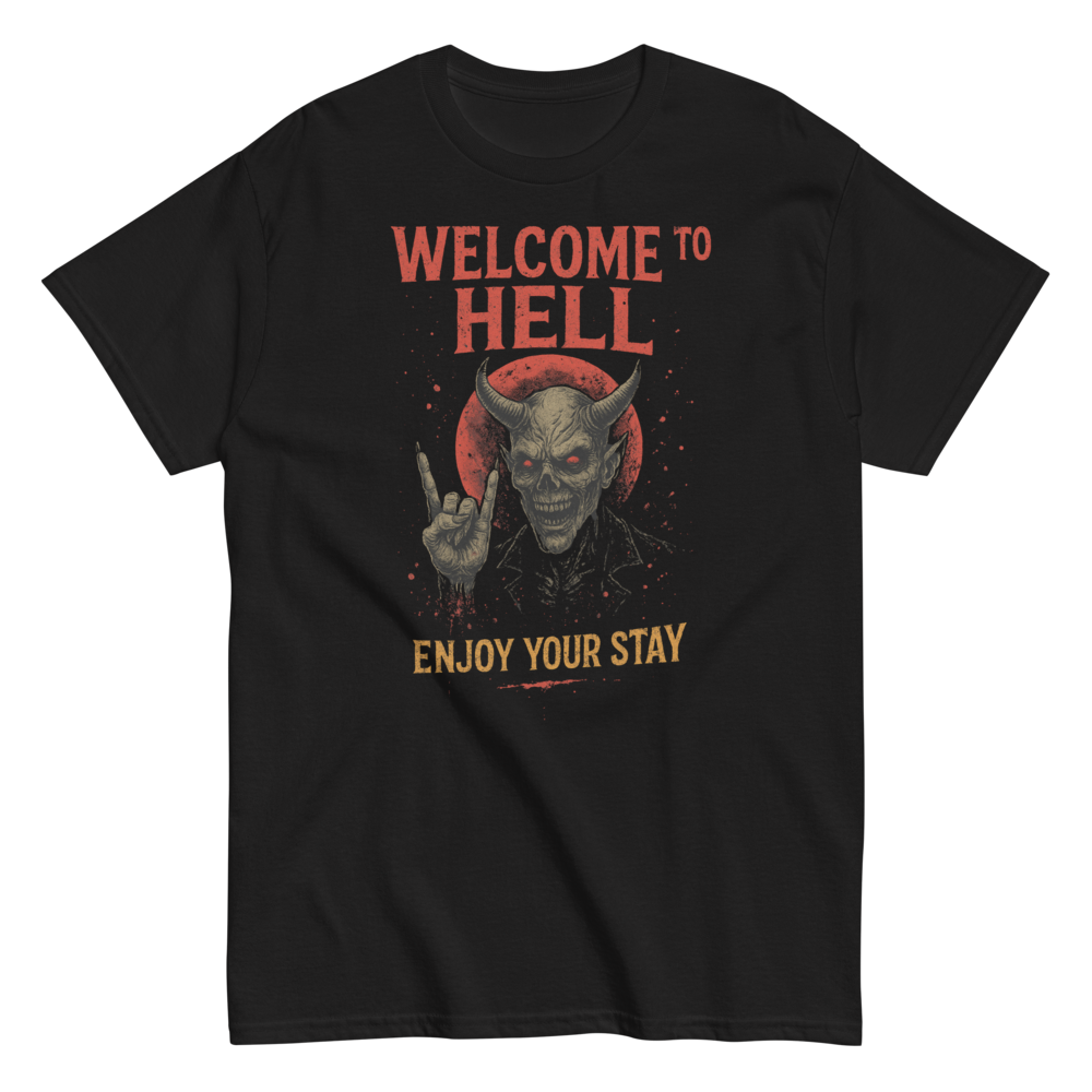Welcome to Hell Unisex T-Shirt | Craigz Horror Vault