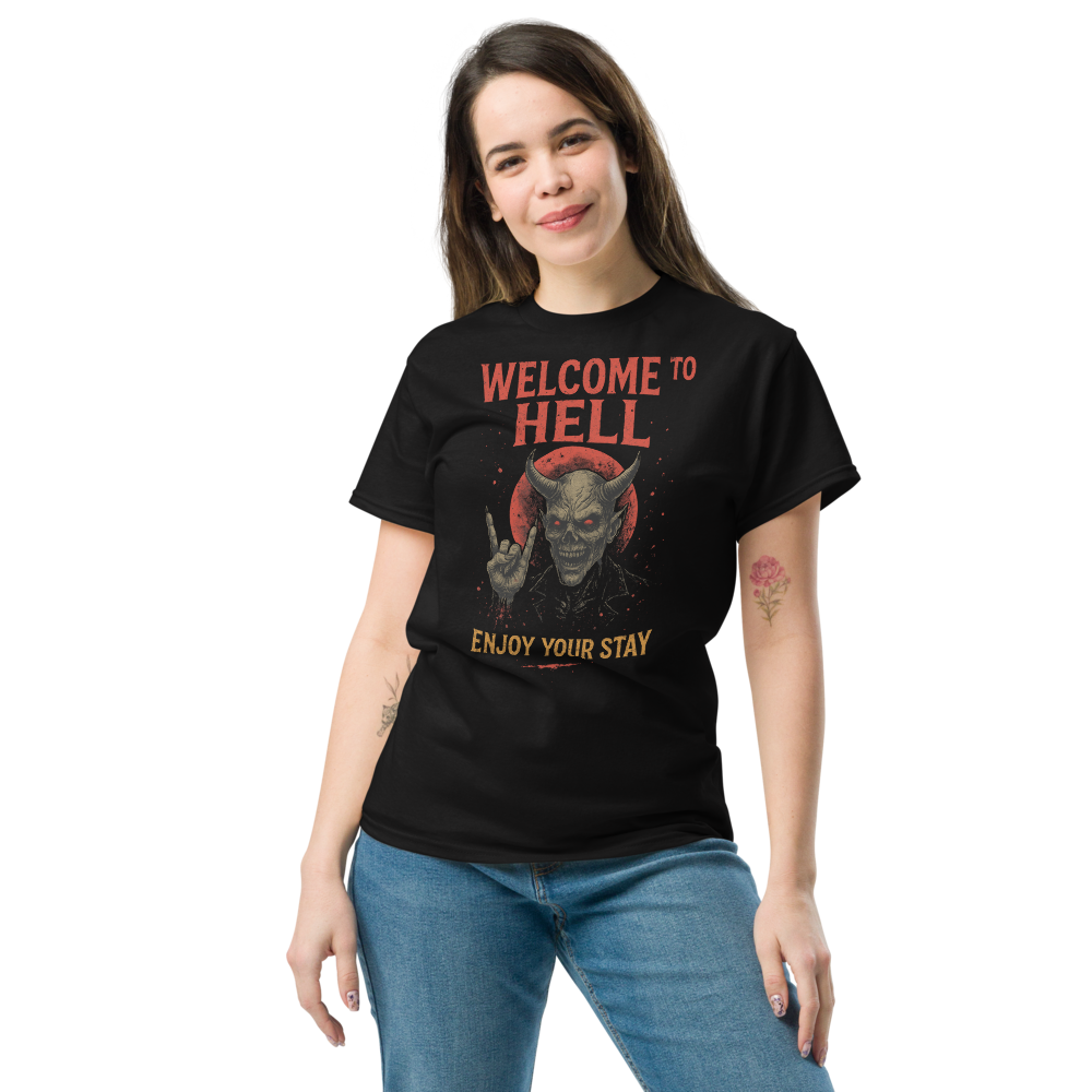 Welcome to Hell Unisex T-Shirt | Craigz Horror Vault