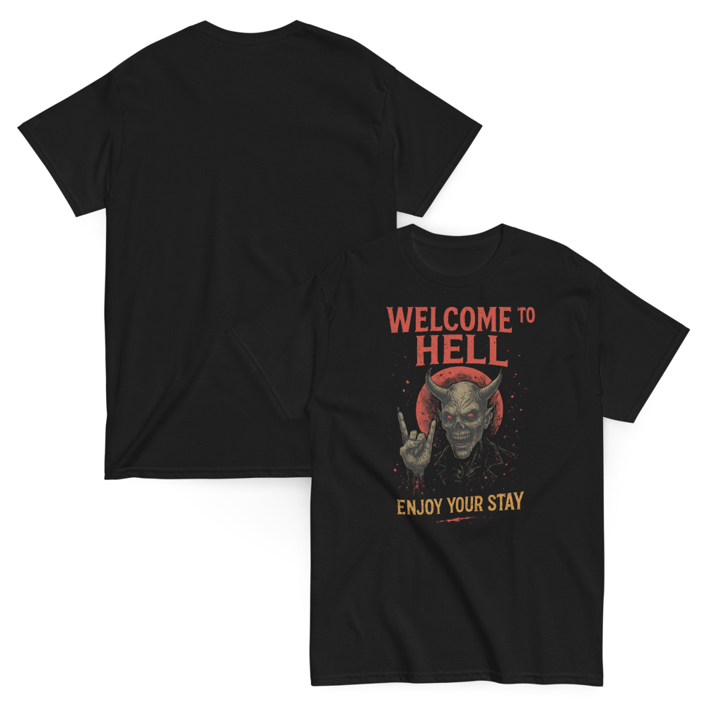 Welcome to Hell Unisex T-Shirt | Craigz Horror Vault